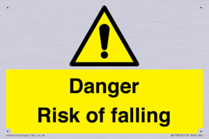 Danger Risk of falling